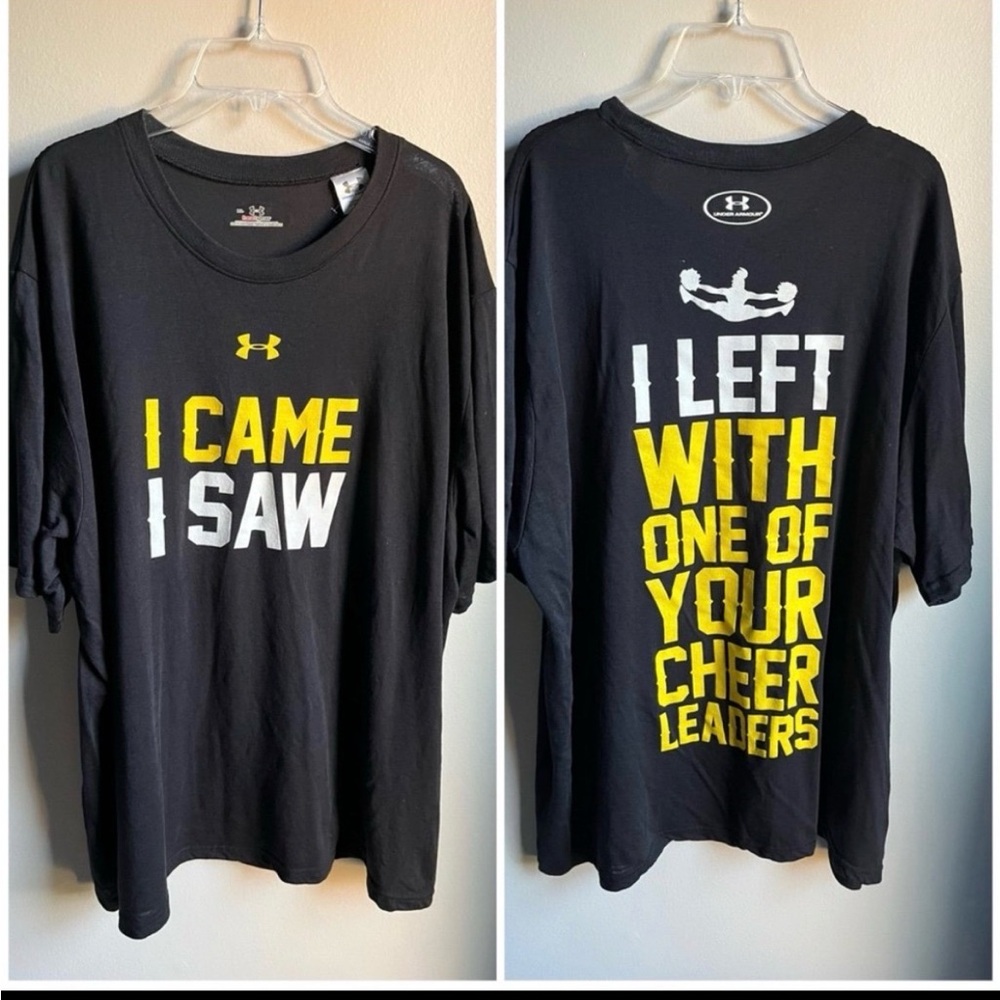 Under Armour T-Shirt Men's XL Left with your Cheerleader